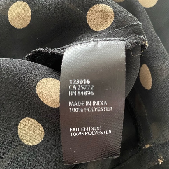 Sheer Polkadot Blouse - Picture 4 of 4